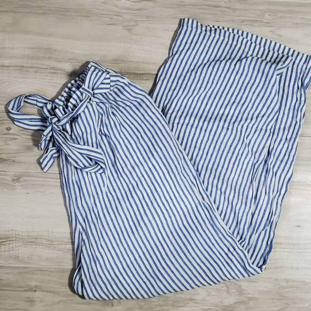 C Brand Boho Pants Size Medium Striped Lined